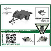 DMS-35062 ДМС 1/35 Прицеп для перевозки мfromоциклов