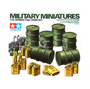 Tamiya 35186 1/35 German 200L fuel drums (6 PCs.), 20L Jerry cans for water and fuel
