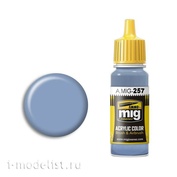 AMIG0257 Ammo Mig Краска акриловая Azure Blue  / Лазурно-голубой