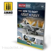 AMIG6509 Ammo Mig How To Paint USAF Navy Grey Fighters Solution Book (Multilingual)