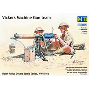 3597 MasterBox 1/35 Пулеметный расчет Викерс, Северная Африка, Вторая Мировая война