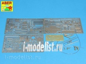 16 050 Aber 1/16 photo etched parts for Tiger I, Ausf.E-Middle version (Basic set)