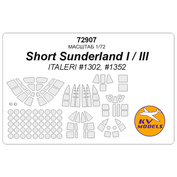 72907 KV Models 1/72 Short Sunderland I / III (ITALERI #1302, #1352)