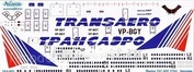 743-001 Ascensio 1/144 Scales the Decal on the plane Boeng 747-300 (Transero)