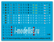 ep 1067 Peddinghaus-decals 1/48 Decal German Stugbrigades and tankunits No 1