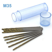 42671 JAS Mini drill HSS M35 titanium coated d 1.2 mm 10 pcs.