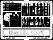 Ss137 Eduard photo etched parts for 1/72 Mosquito Mk. Vi