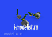648431 Eduard 1/48 Kit of the MiG-23ML wheels