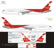 763-004 Ascensio 1/144 Декаль на самолет боенг 767- 200/300ER (Nodwind Arlines) 