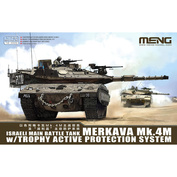 72-006 Meng 1/72 Израильский основной боевой танк Merkava Mk.4M с системой активной защиты Trophy