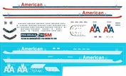 757200-05 PasDecals 1/144 Декаль на Boeng 757-200 American OLD