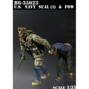 B6-35023 Bravo-6 1/35 U.S. Navy SEAL (1) & POW / Морской котик США (1) и военнопленный