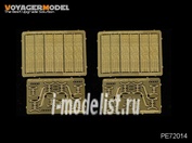 PE72014 Voyager Model photo etched parts for 1/72 European Garden Bench (Pattern 1) (For All)