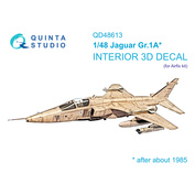 QD48613 Quinta Studio 1/48 3D Декаль интерьера кабины Jaguar Gr.1A (Airfix)