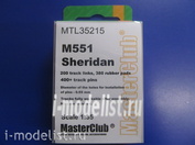 MTL-35215 Masterclub 1/35 Траки железные для M551 Sheridan