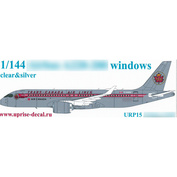 URP15 Sunrise 1/144 Decals for A220-200 window (clear)