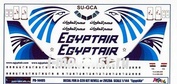 PD-14405 PasDecals 1/144 Decal on A-320 EGYPT AIR