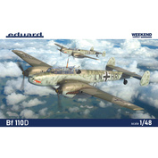 8409 Eduard 1/48 Немецкий истребитель Bf 110D (Weekend)