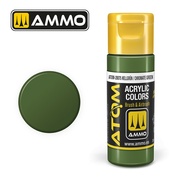 ATOM20075 Ammo Mig Акриловая краска ATOM COLOR Светло-зеленый Хроматовый зеленый / Hellgrün Chromate Green