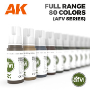 AK 3G RANGE AFV AK Interactive Набор акриловых красок 3GEN серии 