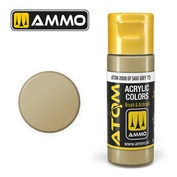 ATOM20008 Ammo Mig Акриловая краска ATOM COLOR IDF Песочно-серый 73 / IDF Sand Grey ´73