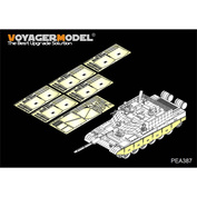 PEA387 Voyager Model 1/35 Покрытия траков для PLA ZTZ 99A (для Panda Hobby PH35018)