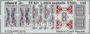 FE921 Eduard 1/48 Фототравление для модели L-39ZA seatbelts STEEL 