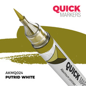 AKMQ024 AK Interactive Маркер QUICK MARKER - Гнилостно-белый / Putrid White