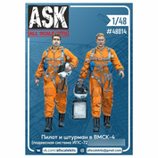 ASK48014 All Scale Kits (ASK) 1/48 Pilot and Navigator Kit in VMSK-4 (IPS-72 Suspension System) for Sukhoi-24, MiGG-31