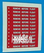 320 002 Aires 1/32 Набор дополнений Remove before flight flags - white lettering