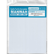 MW-3412 MANWAH Белая пластина из ABS-пластика 200*250*0,8 (мм) 2 листа