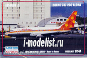 14469-3 Восточный экспресс 1/144 Самолёт Boeng 737-200 ALOHA