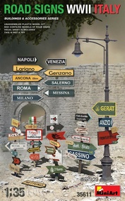 35611 MiniArt 1/35 Road Signs of the 2nd World War Italy