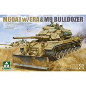 2142 Takom 1/35 Tank M60A1 w/ERA & M9 Bulldozer