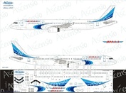 321-007 Ascensio 1/144 Декаль на самолет Arbus A321 (Ямал) (для моделей фирмы Revell)