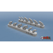 RS48113 Э.В.М. 1/48 Выхлопные пат$ки для модели 