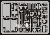 35743 Eduard photo etched parts for 1/35 Challenger II desert