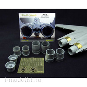 MDR4823 Metallic Details 1/48 Add-on kit for the MiG-29. Jet nozzles