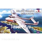 72264 Amodel 1/72 Самолет Dh.100 Vampire (Mk.3, 5,6,9,52)