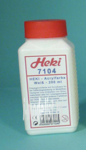7104 Heki Acrylic dye. White 200 ml