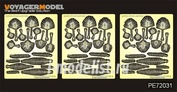 PE72031 Voyager Model photo etched parts for 1/72 Palm Leaves (Pattern 1)