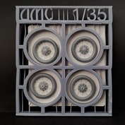 DMS-35255 ДМС 1/35 Комплект колёс для модели Zundapp Ks600 (Tamiya 35384)