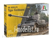 6565 Italeri 1/35 Танк VK 4501 (P) Tiger Ferdinand