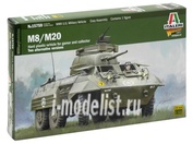 15759 Italeri 1/56 M8/M20 Armored Vehicle