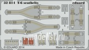 32814 Eduard 1/32 Цветное Фототравление для T-6 seatbelts (Future release)