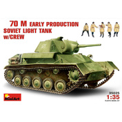 35025 MiniArt 1/35 Советский легкий танк Tип-70M (ранняя серия) с экипажем