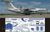 I76-012 Ascensio 1/144 Декаль на самолет Ильшин Ил-76ТД (ГазПромАвиа)