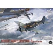 BF-009 Border Model 1/35 Немецкий истребитель Focke-Wulf FW-190A-8, 4 в 1 (R2; R6; R7; R8)