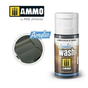 AMIG0706 Ammo Mig Акриловая смывка (голубой) 15 мл / ACRYLIC WASH Blue Wash