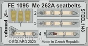 FE1095 Eduard 1/48 Фототравление для Me 262A стальные ремни
